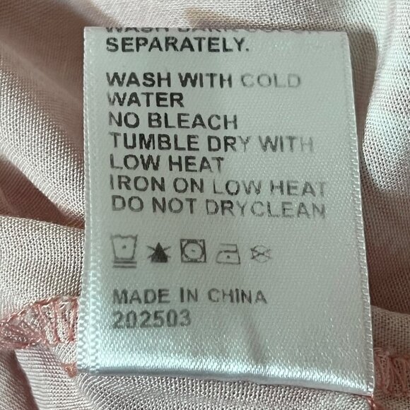 PatPat Pink Boho Paisley Midi Dress XL Short Puff Sleeves V-Neck 100% Viscose Ru - Picture 4 of 16